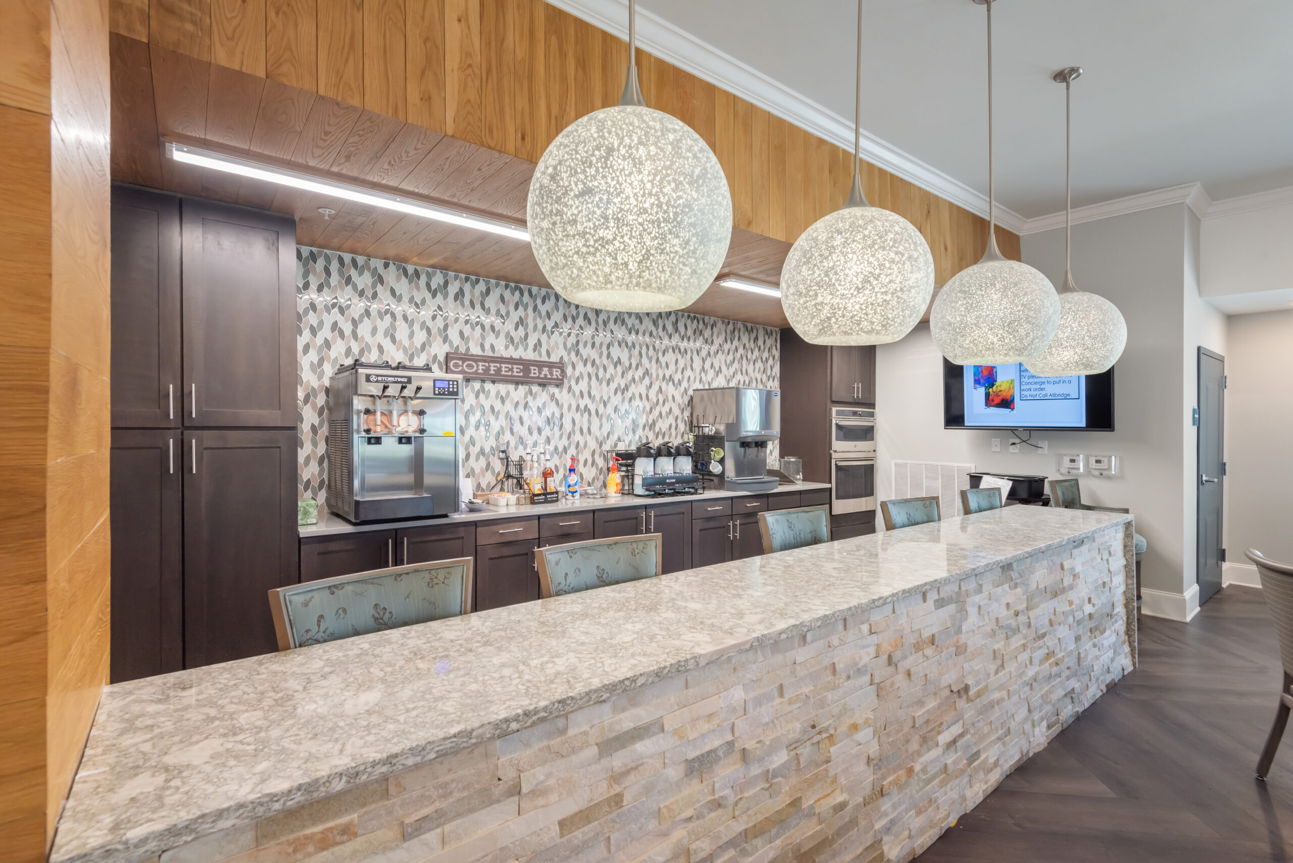 Coffee and icecream bar